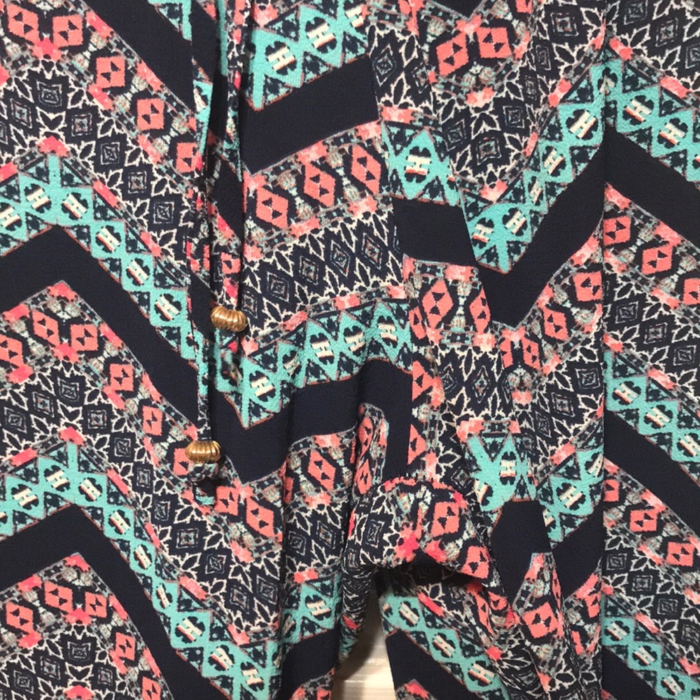 Chevron Patterned Palazzo Pants - image 3